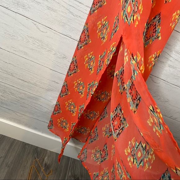 Ezra NWT tribal print maxi dress - Picture 6 of 9